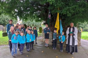 Bampton - Remembrance Day 2023 - Guides, Scouts, Beavers, Explorers Bampton - Remembrance Day 2023 - Guides, Scouts, Beavers, Explorers