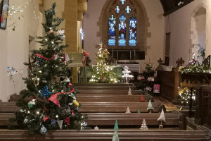 Clayhanger - Christmas tree festival Clayhanger - Christmas tree festival