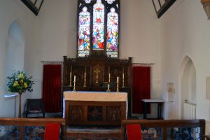 Morebath - altar Morebath - altar